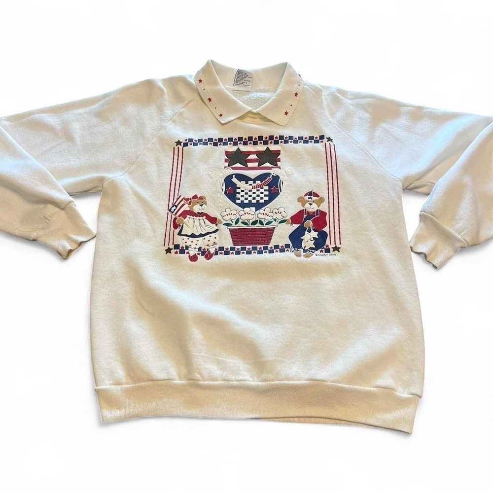 0095 Vintage Gopher Sport 4th of July Sweatshirt
